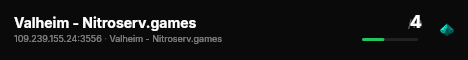 Valheim - Nitroserv.games live status badge