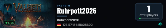Ruhrpott2026 live status badge