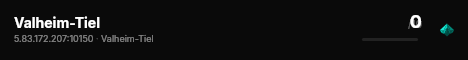 Valheim-Tiel live status badge