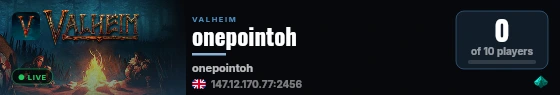onepointoh live status badge