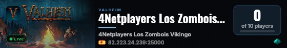 4Netplayers Los Zombois Vikingos live status badge