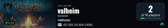 valheim live status badge