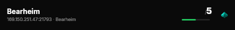 Bearheim live status badge