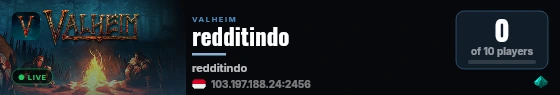redditindo live status badge
