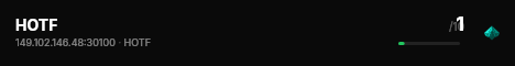 HOTF live status badge