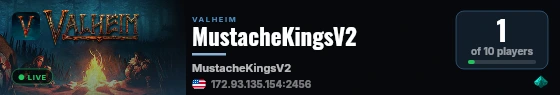 MustacheKingsV2 live status badge