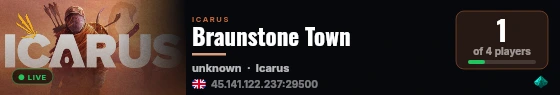 Braunstone Town live status badge