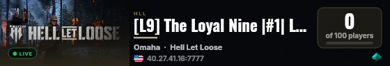 [L9] The Loyal Nine |#1| L9Clan.com/discord live status badge