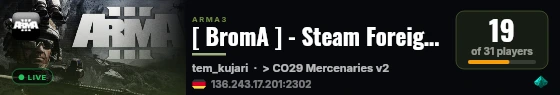 [ BromA ] - Steam Foreign Policy Simulator live status badge