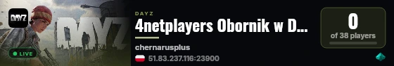 4netplayers Obornik w DayZ live status badge