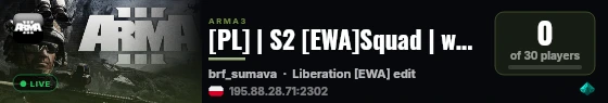 [PL] | S2 [EWA]Squad | www.ewasquad.pl live status badge