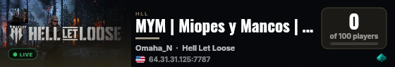 MYM | Miopes y Mancos | Idioma Español live status badge