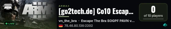 [go2tech.de] Co10 Escape from Cam Lao Nam - Public Medium GT1 live status badge