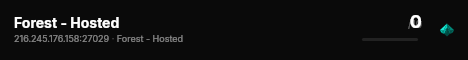 Forest - Hosted live status badge
