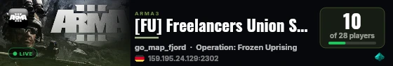 [FU] Freelancers Union Server live status badge