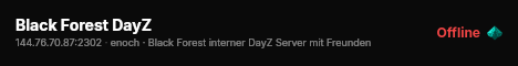 Black Forest DayZ live status badge