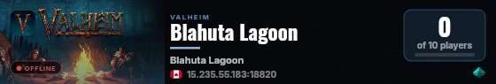 Blahuta Lagoon live status badge