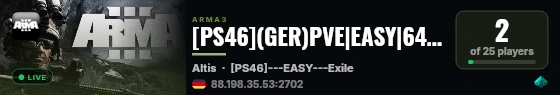 [PS46](GER)PVE|EASY|64Bit|250k|Veh.Tuning|Roam.AI|VECTOR|&more live status badge