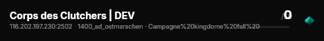 Corps des Clutchers | DEV live status badge