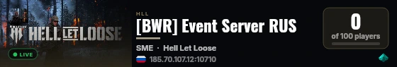 [BWR] Event Server RUS live status badge
