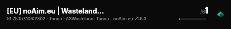 [EU] noAim.eu | Wasteland Tanoa | GearLoadout | Building live status badge