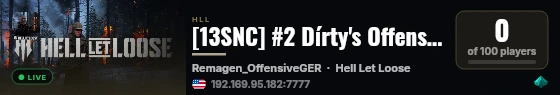 [13SNC] #2 Dírty's Offensives [US] - discord.gg/13snc live status badge