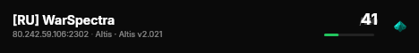 [RU] WarSpectra live status badge