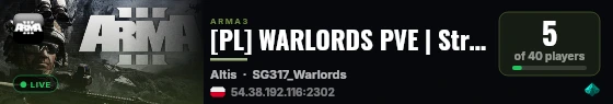[PL] WARLORDS PVE | StrefaGier.com.pl #1 | NO MODS REQUIRED. live status badge