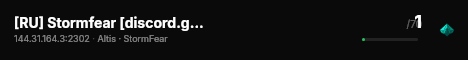 [RU] Stormfear [discord.gg/stormfear] live status badge