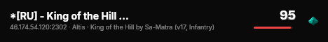 *[RU] - King of the Hill - WS.ARMA.SU - #1 - Infantry live status badge