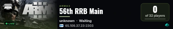 56th RRB Main live status badge