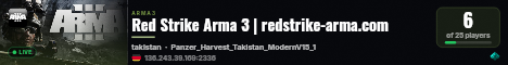 Red Strike Arma 3 | redstrike-arma.com live status badge