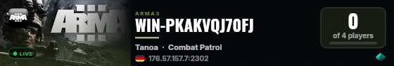 WIN-PKAKVQJ70FJ live status badge