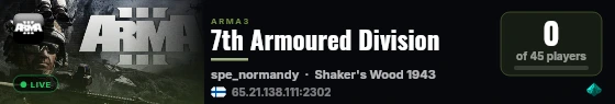 7th Armoured Division live status badge