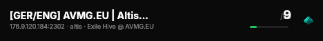 [GER/ENG] AVMG.EU | Altis | PVE | Exile Militarized | Hive live status badge
