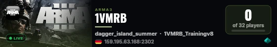 1VMRB live status badge