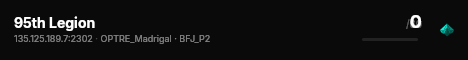 95th Legion live status badge