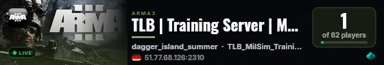 TLB | Training Server | Modpack: Multipack V27 live status badge