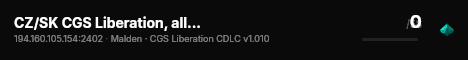 CZ/SK CGS Liberation, all mods are optional live status badge