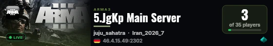 5.JgKp Main Server live status badge