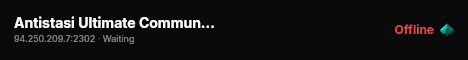Antistasi Ultimate Community | Testing Server live status badge