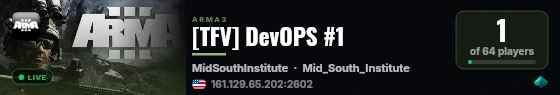 [TFV] DevOPS #1 live status badge