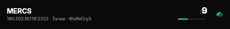 MERCS live status badge