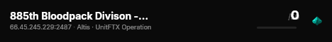 885th Bloodpack Divison - Home Base live status badge