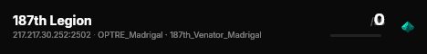 187th Legion live status badge