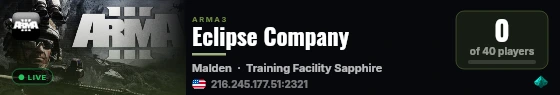 Eclipse Company live status badge