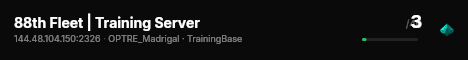 88th Fleet | Training Server live status badge