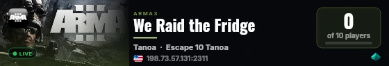 We Raid the Fridge live status badge