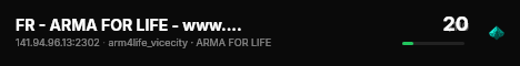 FR - ARMA FOR LIFE - www.mrratsuper.com live status badge