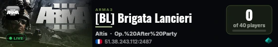 [BL] Brigata Lancieri live status badge
